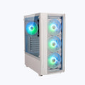 ZEBRONICS Zeb Apex Pro Mid Tower Cabinet (White) – TechCure India