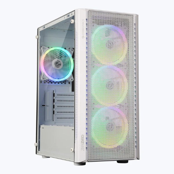 Zebronics Zeb Zyro Premium Gaming Cabinet (White) – TechCure India
