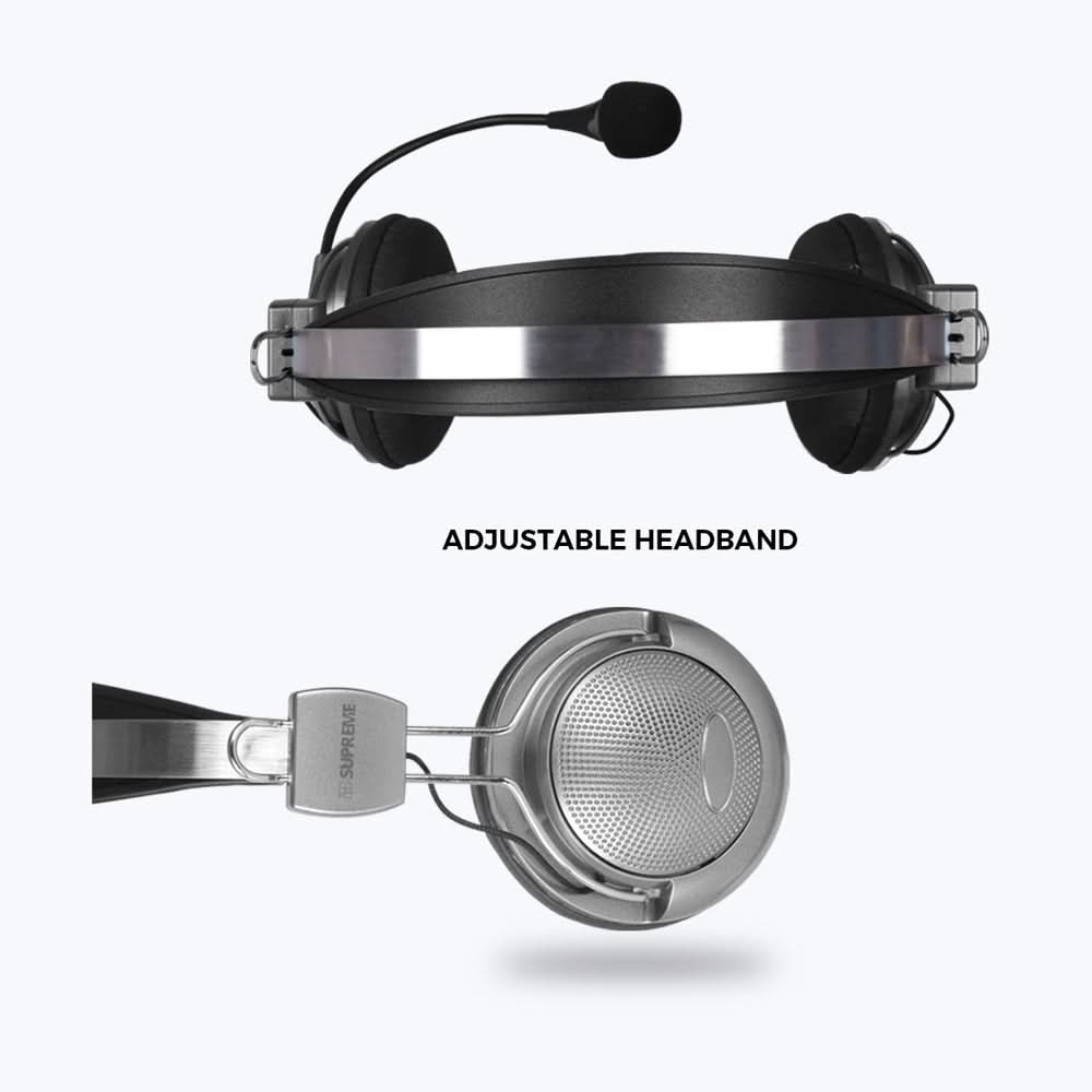 ZEBRONICS ZEB SUPREME USB WITH MIC WIRED HEADSET – TechCure India
