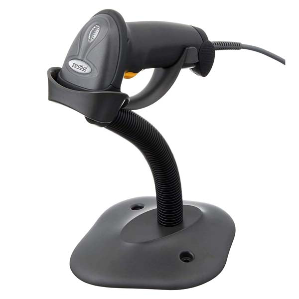 Zebra Symbol LS2208 Laser Barcode Scanner with Stand – TechCure India