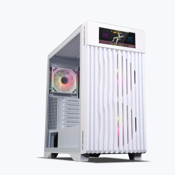 Zebronics Inferno Mini Tower Cabinet (White) – TechCure India