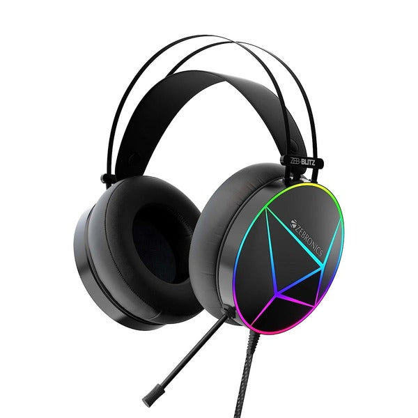 Zebronics Zeb-Blitz USB Gaming Wired Headphone (Black) – TechCure India
