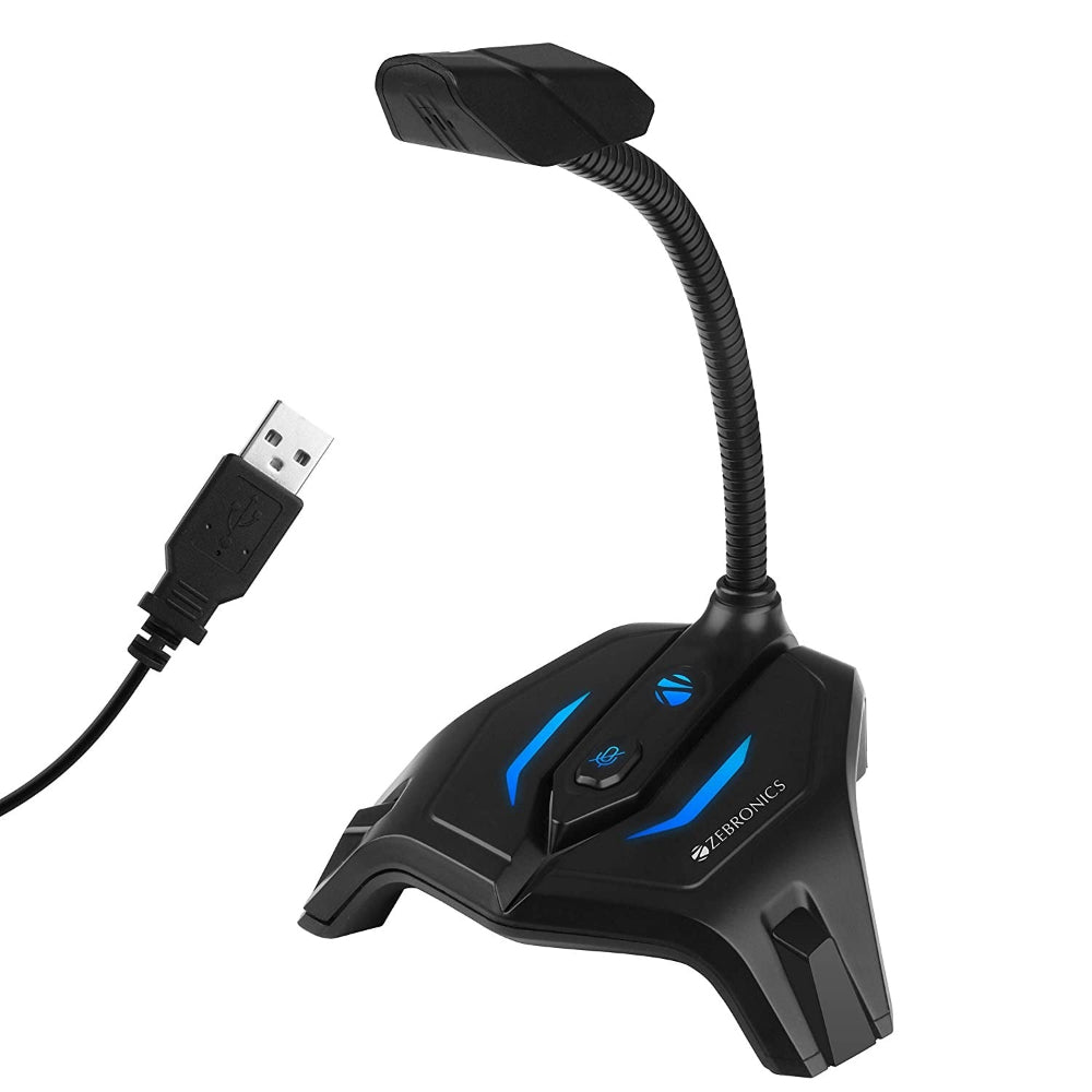 ZEBRONICS Klarity USB Gaming Microphone – TechCure India