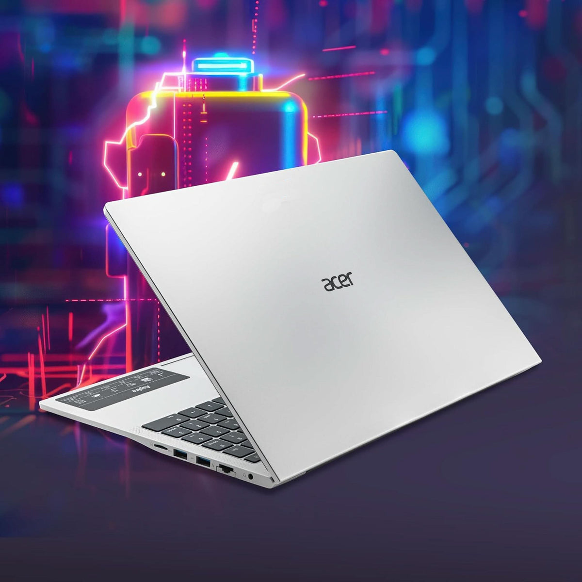 Acer Aspire 3 A325-53 Laptop, Intel Core i3-1305U, 8GB RAM, 512GB SSD, 15.6 Inch FHD Display, Windows 11 Home, MS Office – TechCure India
