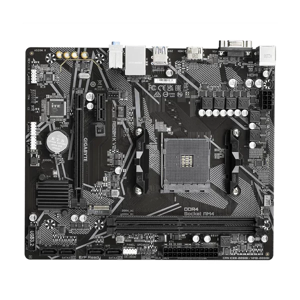 GIGABYTE A520M K V2 DDR4 AMD Motherboard - 4