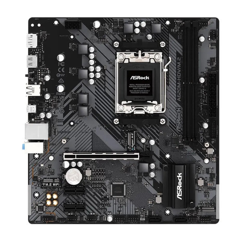ASROCK A620M-HDV/M.2 DDR5 AMD Motherboard - 2