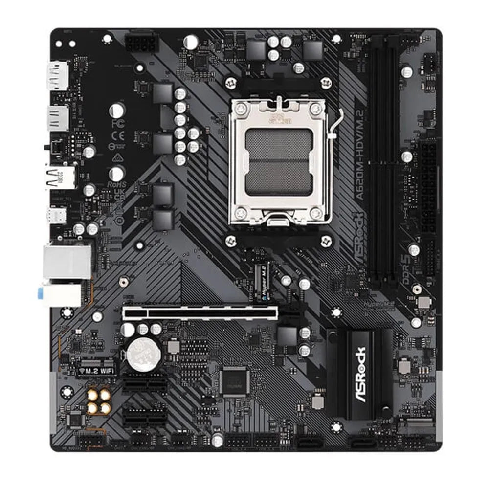 ASROCK A620M-HDV/M.2 DDR5 AMD Motherboard - 3
