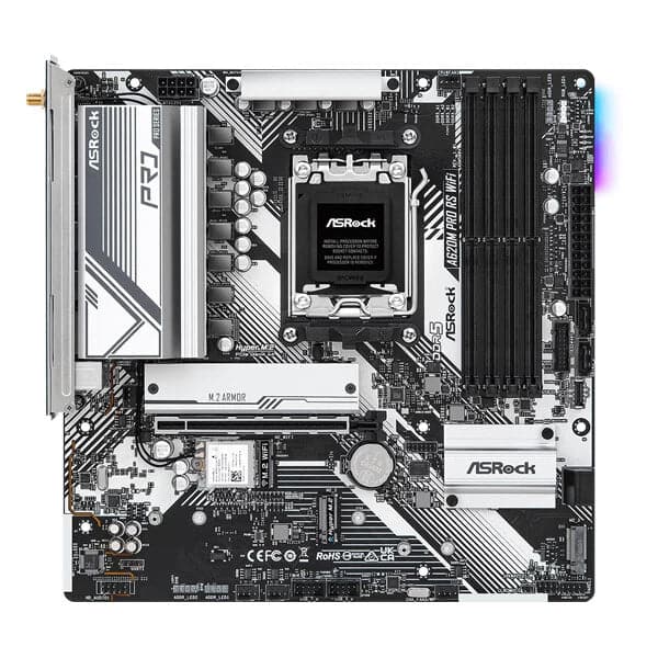 ASROCK A620M Pro RS Wifi DDR5 AMD Motherboard - 2