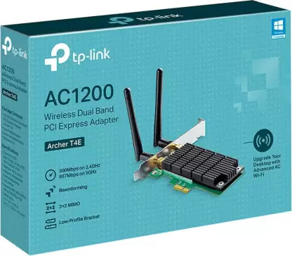 TPLink Archer T4E AC1200 Wireless Dual Band PCI Express Adapter - 3