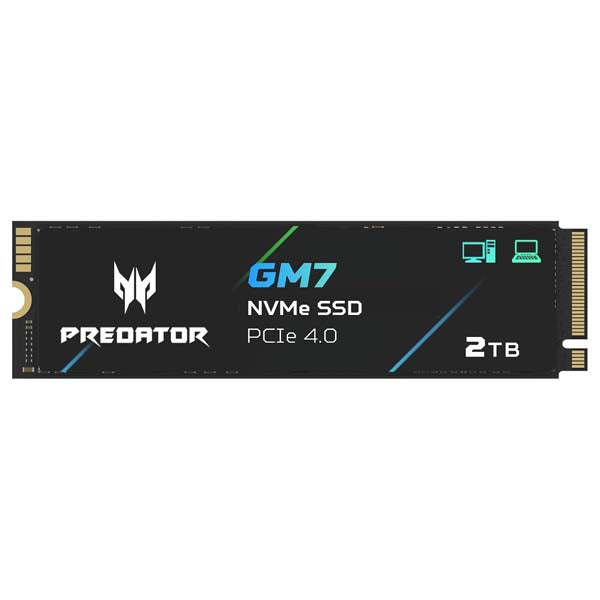 acer Predator GM7 2TB M.2 2280 PCIe Gen 4 x4 NVMe 2.0 SSD – TechCure India