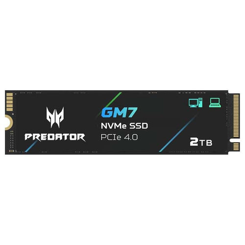 acer Predator GM7 2TB M.2 2280 PCIe Gen 4 x4 NVMe 2.0 SSD – TechCure India
