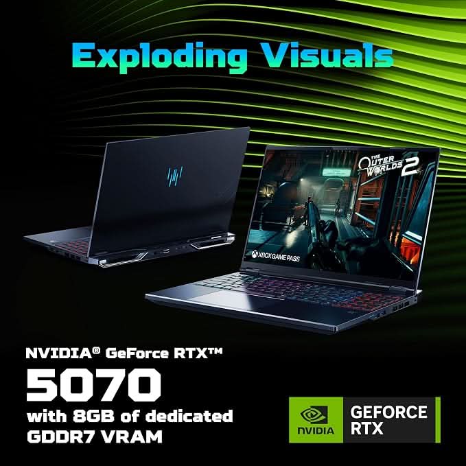 Acer Predator Helios Neo 16 AI, Intel Core Ultra 9 290HX, RTX 5070-8GB, 16GB RAM, 1TB SSD, 16 inch WQXGA IPS, 240Hz, 92Whr, Win 11 Home, RGB Keyboard, Gaming Laptop, UN.U42SI.003, Black – TechCure India