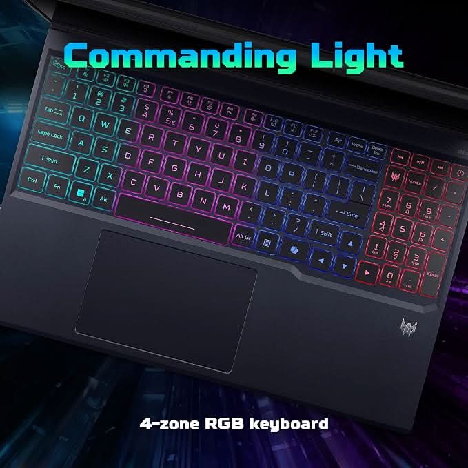 Acer Predator Helios Neo 16 AI, Intel Core Ultra 9 290HX, RTX 5070-8GB, 16GB RAM, 1TB SSD, 16 inch WQXGA IPS, 240Hz, 92Whr, Win 11 Home, RGB Keyboard, Gaming Laptop, UN.U42SI.003, Black – TechCure India