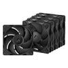 ARCTIC P14 Pro PST 140mm Non RGB Cabinet Fan ( Black ) ( Five Pack )