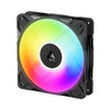 ARCTIC P12 Pro Reverse ARGB 120mm Cabinet Fan ( Black )( Single Pack )
