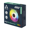 ARCTIC P12 Pro Reverse ARGB 120mm Cabinet Fan ( Black )( Single Pack ) - 2