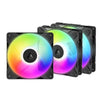 ARCTIC P14 Pro Reverse 140mm ARGB Cabinet Fans (Black) (Triple Pack)