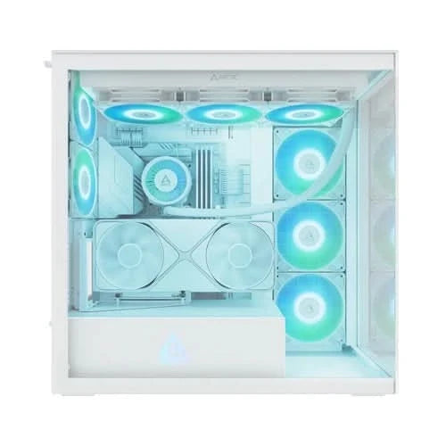 Arctic Xtender VG ARGB White E-ATX Mid Tower Case – TechCure India