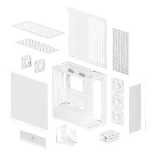 Arctic Xtender VG ARGB White E-ATX Mid Tower Case – TechCure India