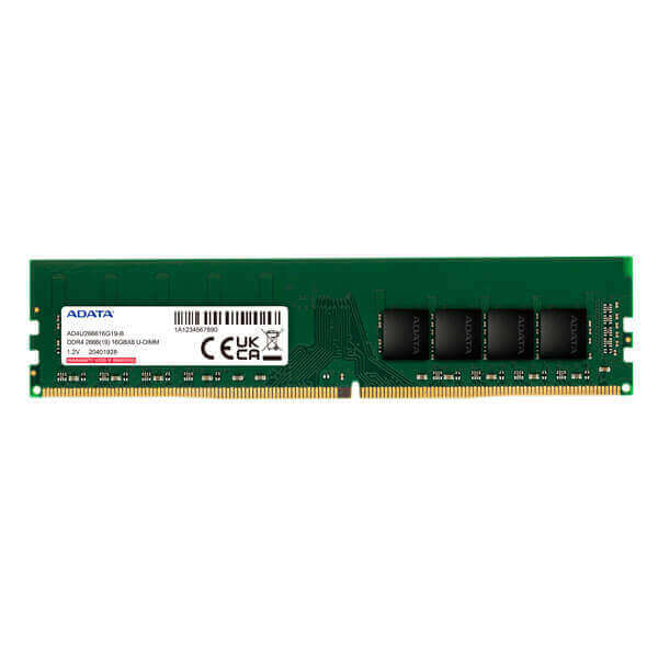 Adata Premier 16GB 2666MHz CL19 DDR4 RAM – Model AD4U266616G19-SGN – TechCure India