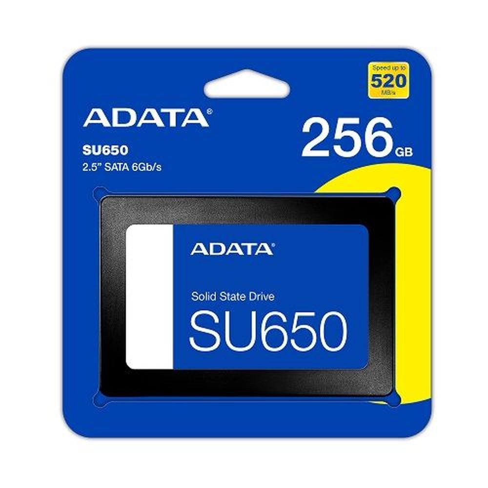 ADATA Ultimate SU650 256GB SATA 3D NAND 2.5 SATA Internal Solid State Drive ( SSD ) – TechCure India