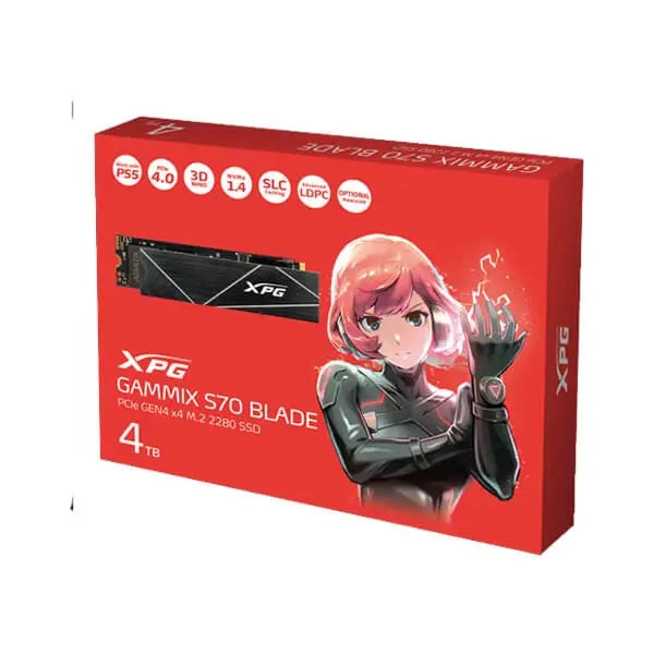 Adata Xpg Gammix S70 Blade 4Tb M.2 Nvme Gen4 Internal Ssd (AGAMMIXS70B-4T-CS) – TechCure India