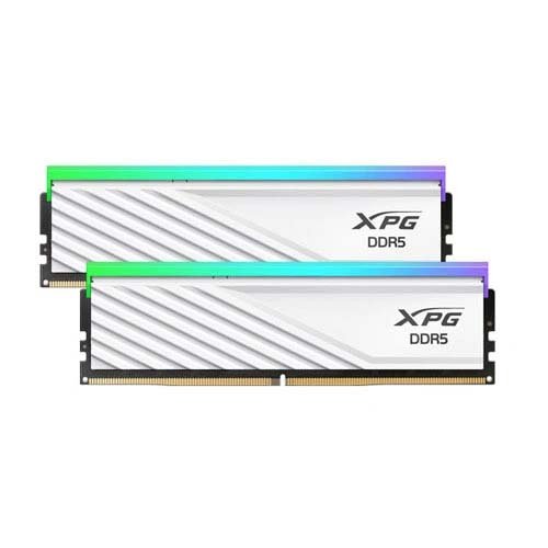 ADATA XPG LANCER BLADE RGB 32GB 2 x 16GB DDR5 6000Mhz CL48 White Desktop Memory AX5U6000C4816G-DTLABRWH – TechCure India