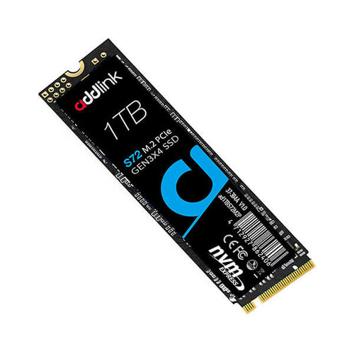 Addlink S72 1TB M.2 NVMe SSD – Model AD1TBS72M2P – TechCure India