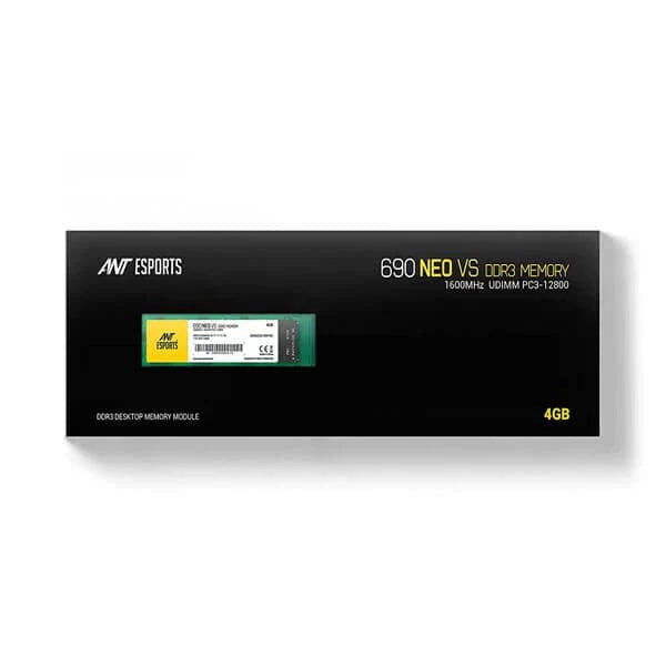 ANT ESPORTS 690 Neo VS 4GB ( 4GBx1 ) 1600MHz DDR3 RAM ( CL11 ) - 4