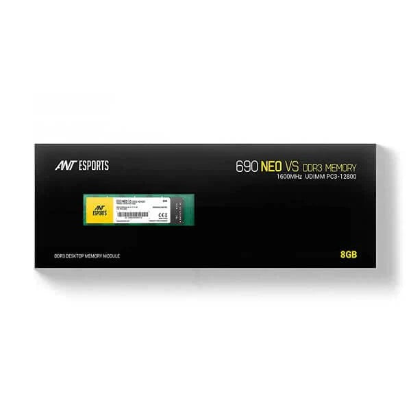 ANT ESPORTS 690 Neo VS 8GB ( 8GBx1 ) 1600MHz DDR3 RAM ( CL11 ) - 4