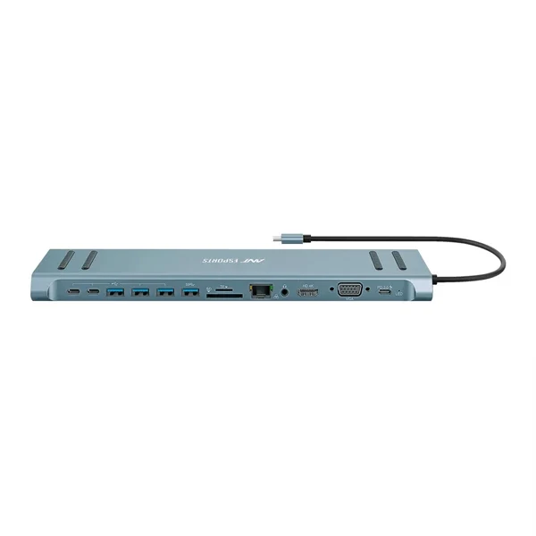 ANT ESPORTS AEC1310 13-In-1 USB Type C Docking Station With HDMI And VGA Port – TechCure India