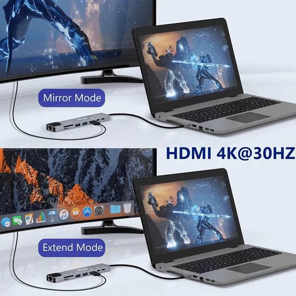 ANT ESPORTS AEC810 8-In-1 USB Type-C Docking Station - 3