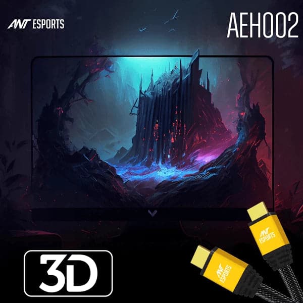 ANT ESPORTS AEH002 2 Meter Braided HDMI Cable - 2
