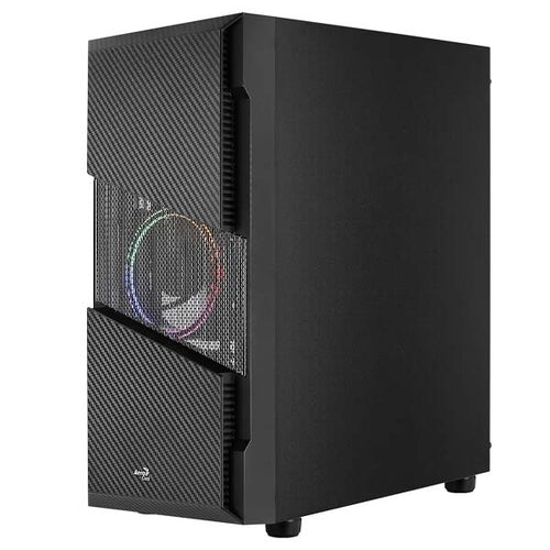 Aerocool Menace Saturn RGB Tower Case, Tempered Glass (Black) – TechCure India