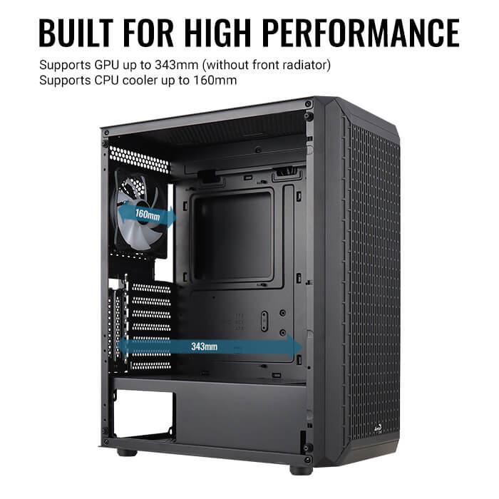 Aerocool Beam Mid Tower Cabinet – TechCure India