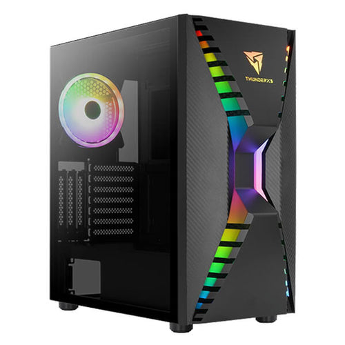 AeroCool Cronus ARGB E-ATX Mid Tower Case – Model CRONUS-G-BK-V1 – TechCure India
