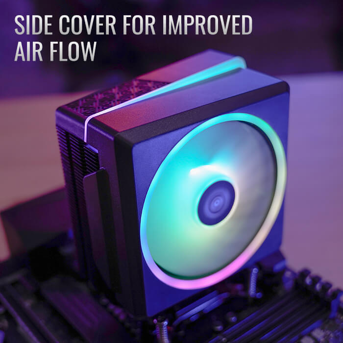 Aerocool Cylon 4F ARGB CPU Air Cooler – TechCure India