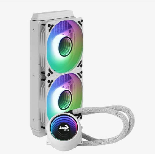 AeroCool Mirage L240 ARGB CPU Liquid Cooler (White) MIRAGE-L240-ARGB-WHITE – TechCure India