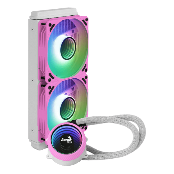 AeroCool Mirage L240 ARGB CPU Liquid Cooler (White) MIRAGE-L240-ARGB-WHITE – TechCure India
