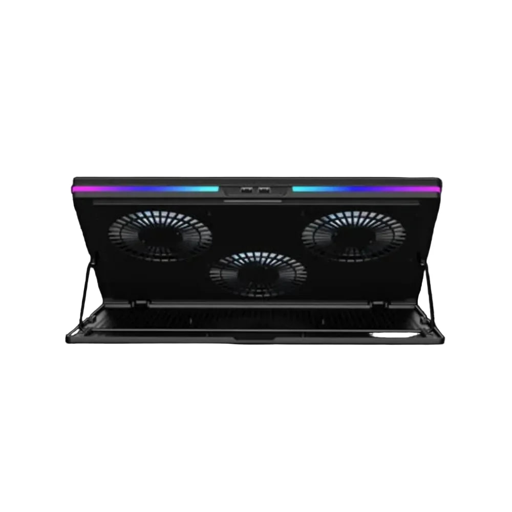 GAMDIAS Aether M1 RGB Laptop Cooling Pad with Mobile Holder ( Black ) – TechCure India