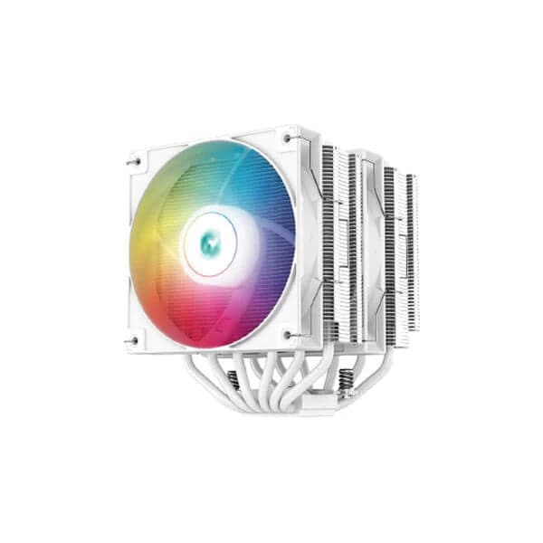 DEEPCOOL Gammaxx AG620 WH ARGB Dual Tower CPU Air Cooler (White)