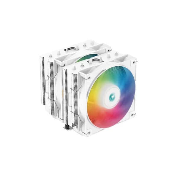 DEEPCOOL Gammaxx AG620 WH ARGB Dual Tower CPU Air Cooler (White) - 4
