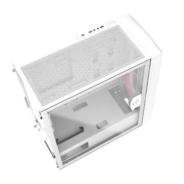 ALSEYE Ai Pro ARGB Mesh ATX Mid Tower Cabinet (White) - 4