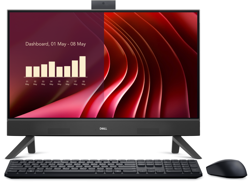 AIO DELL 24 EC24250 [CORE3-100U/8GB/512GB SSD/WIN11 HOME+MS24/24.0"/INTEGRATED GRAPHICS/3 YEAR(S)/WHITE] – TechCure India