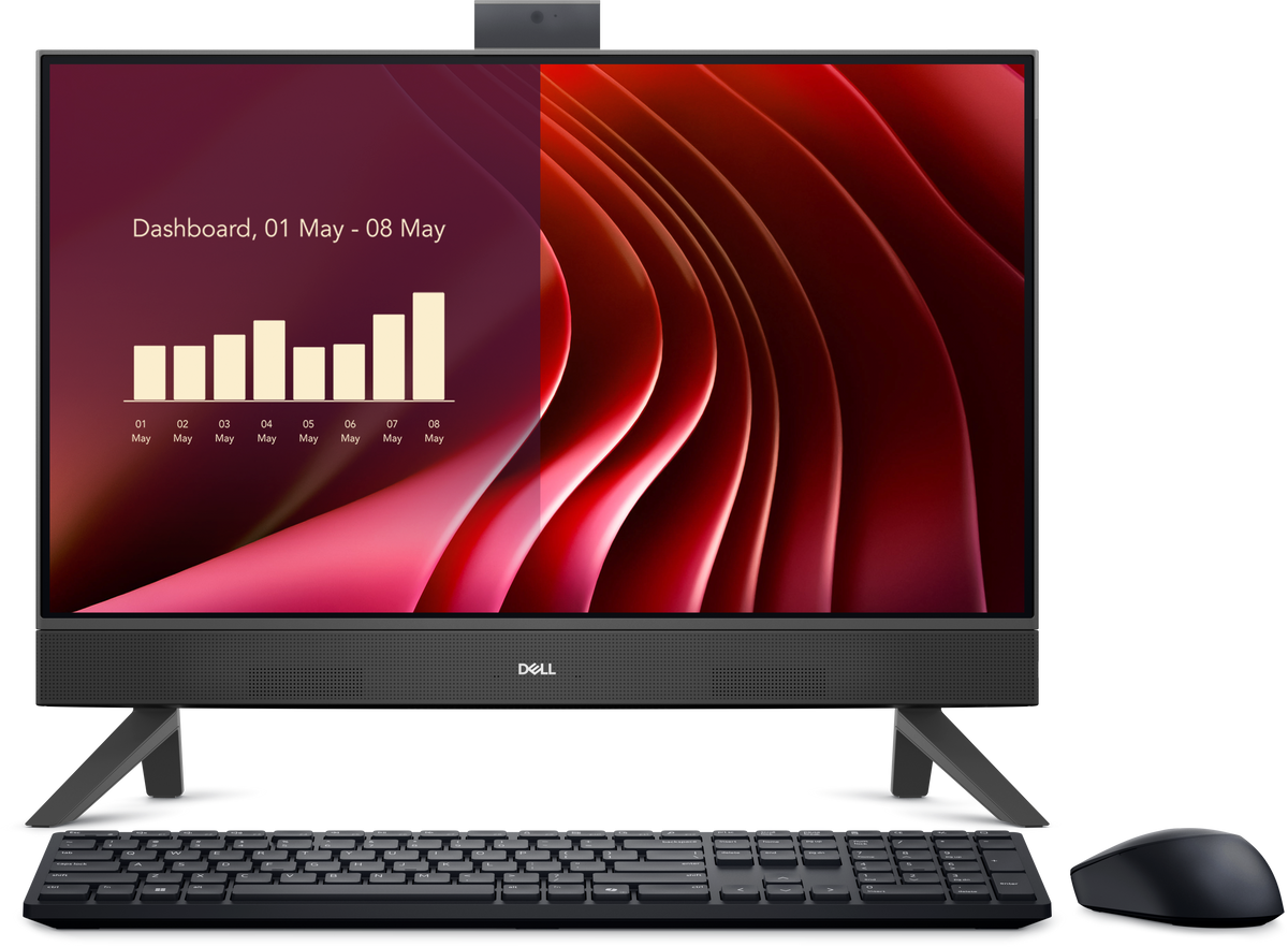 AIO DELL 24 EC24250 [CORE3-100U/8GB/512GB SSD/WIN11 HOME+MS24/24.0"/INTEGRATED GRAPHICS/3 YEAR(S)/WHITE] – TechCure India