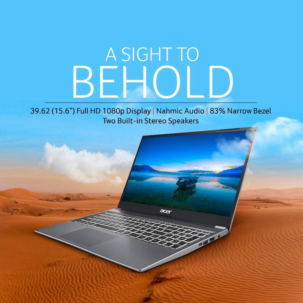 Acer Aspire Lite, AMD Ryzen 3 7330U processor, 8 GB RAM, 512 GB SSD, Full HD, 15.6"/39.62 cm, Windows 11 Home, Steel Gray, 1.59 kg, AL15-41, Thin and Light Laptop UN.31ZSI.045 – TechCure India