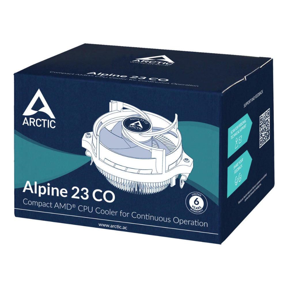 ARCTIC Alpine 23 CO Single Tower CPU Air Cooler – TechCure India