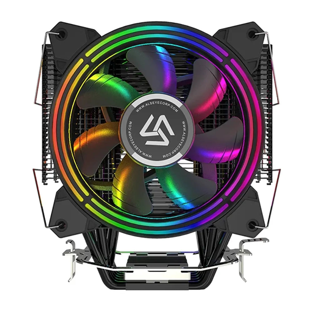 ALSEYE HALO H120D RGB 120mm Single Tower CPU Air Cooler (Black) – TechCure India
