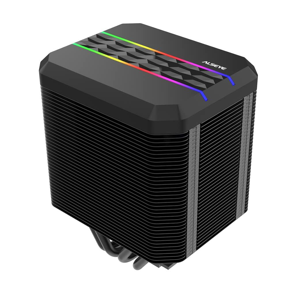 ALSEYE M90 ARGB 92mm Single Tower CPU Air Cooler (Black) – TechCure India