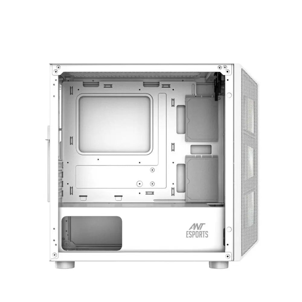 Ant Esports 200 Air Mini Micro Atx Mid Tower Gaming Cabinet White (200 Air Mini – White) – TechCure India
